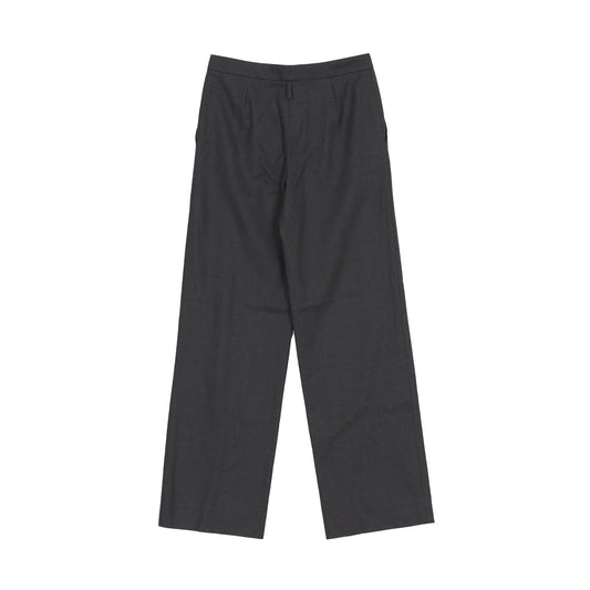HERMES Graue Wollmischung Slim Pants 38 66243820