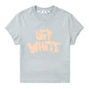OFF WHITE Damen Baumwoll T-Shirt mit Logo-Print 49734015 [P]