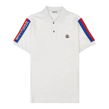 MONCLER Polo-T-Shirt mit Logo-Patch 52154333
