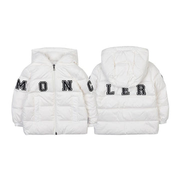 Moncler Girls' Logo Hooded Padded Jacket 1A00008 595FD 032 (2-3) 62399002