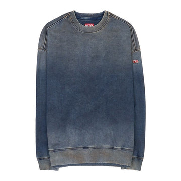 Diesel Men's D Crip Vintage Denim Sweatshirt 068FN 01 A03943 62398381