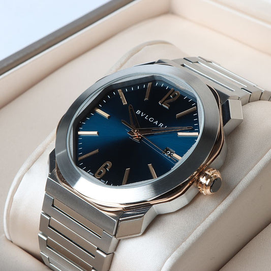 Bulgari Bvlgari Octo Roma Blue Dial Combination 41MM 103205 OCP41SG 66503156