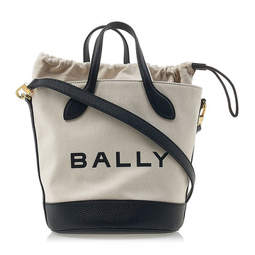Bally Women’s Bar Bucket Logo Shoulder Bag 8 Hours I182O 63186843