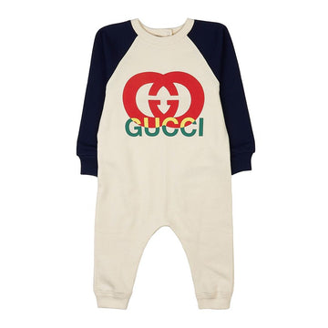 Gucci Logo Printed Jumpsuit 737408 XJFVT 9756 (3-24M) 63187704