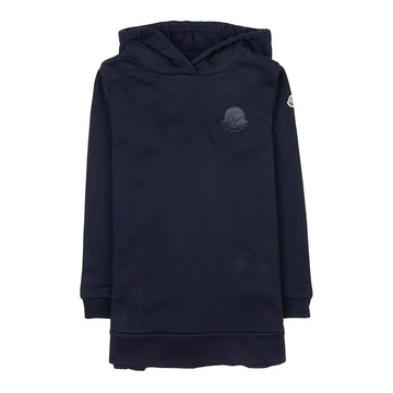 Moncler Girls' Logo Patch Hooded Dress 8I00003 899PS 778 (8-10) 62398995