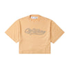 OFF WHITE Damen Baseball Roso Crop T-Shirt 49733956 [P]