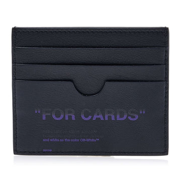 OFF WHITE メンズ クオーツ レザー カードケース OMND031S23LEA0011037 49733831