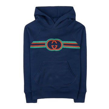 Gucci Boys Logo Printed Hoodie 737393 XJFKZ 4696 (6-8) 63187893