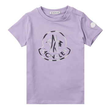 MONCLER Logo-Print T-Shirt für Mädchen 8C00024 8790N 61A (12-24M) 49890734
