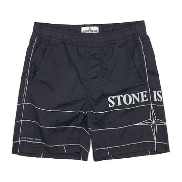 Stone Island Logo Print Swim Shorts (Adult Size) 7816B0413 V0029 (10-12) 53233333