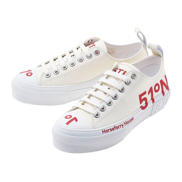 Burberry Men's Coordinate Print Cotton Sneakers 50567217