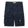 STONE ISLAND 7816L0301 V1020 (10-12) ロゴワッペン ショートパンツ (大人着用可能) 53606404 [P]