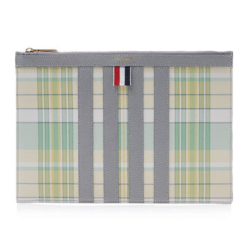 THOM BROWNE Clutch Bag mit Madras-Check für Herren L0041 340 53606037