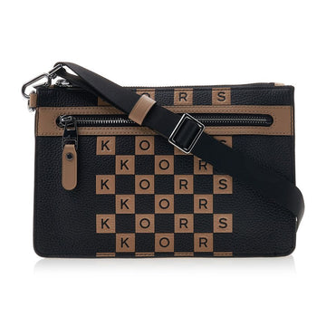 MICHAEL KORS メンズ ロゴ プリント メッセンジャーバッグ 33R3LHDM1L 001 53180402