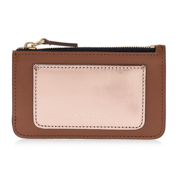 MARNI Damen Logo Leder Kartenhalter P0410 ZO456 52566011