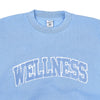 SPORTY & RICH Wellness Boucle Crewneck Sweatshirt Hydrangea White 52566189 [P]