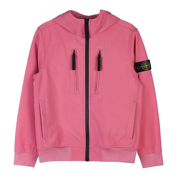 STONE ISLAND ワッペンパッチソフトシェルジップアップ (成人着用可能) 761640134 V0087 33665816