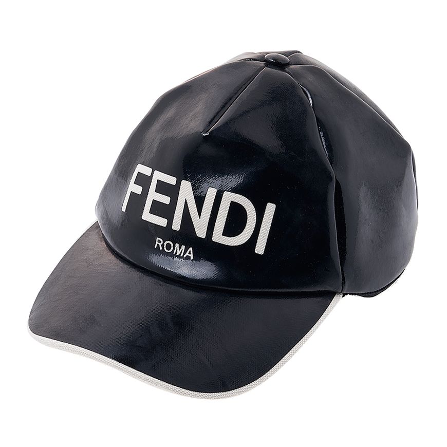 Fendi Unisex Logo Print Baseball Cap FXQ675 ANDS F0QA1