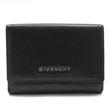 Givenchy Black Leather Silver Logo Pandora Wallet 12345 66571939