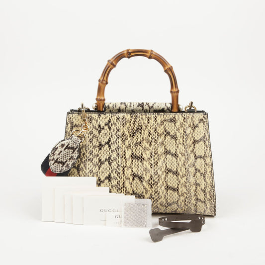 GUCCI ニンフェイア バンブー トート および ショルダーバッグ 459076 120727798