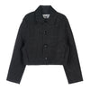 AMI Men's Textured Crop Jacket UJK230 267 001 42769717 [P]