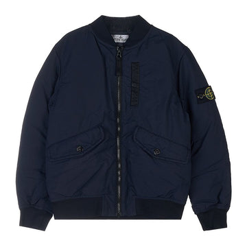 STONE ISLAND ロゴワッペンダウンジップアップ 42865169