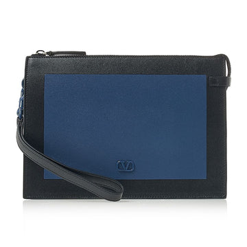 VALENTINO V Logo Bicolor Clutch 73P unisex 2Y2P0P09 53270111