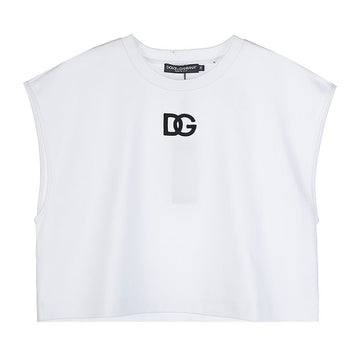 DOLCE & GABBANA Damen T-Shirt mit DG-Logo F8T09Z G7HPF W0800 43844976