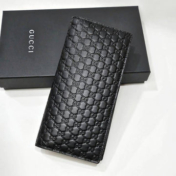 Gucci Microsima Long Wallet Black 449245 66891643