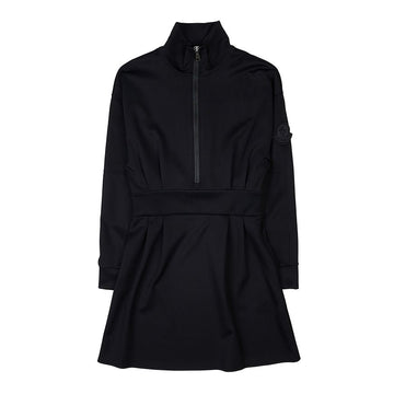 MONCLER Mini-Kleid aus Falten-Ponte für Damen 64450727