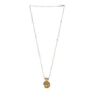 Alighieri Unisex Sun Salutation Medallion Necklace 24K Gold FJ1589 ABRZ 53767866