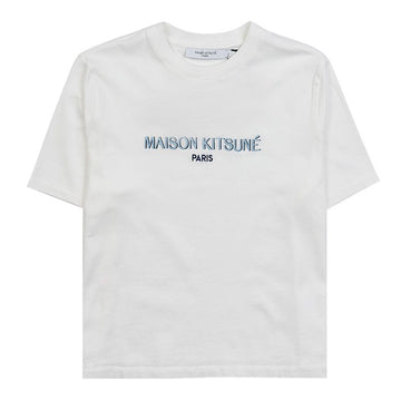Maison Kitsune Embroidered Logo Cotton T-shirt OFF WHITE KW00121KJ0035 54697594