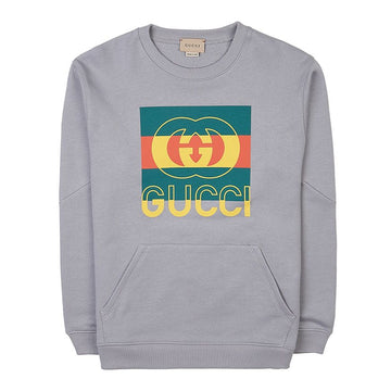Gucci Logo Printed Sweatshirt (Adult Wearable) 732466 XJEZT 1031 (SKU: 10-12) 63187860