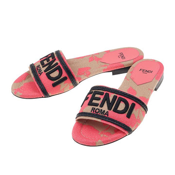 FENDI ロゴキャンバススライドシューズ 55606951