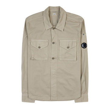 CP Company Men's Lens Badge Pocket Cotton Shirt 63076062