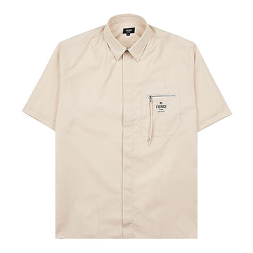 FENDI ロゴポケットコットン半袖シャツ 56248635