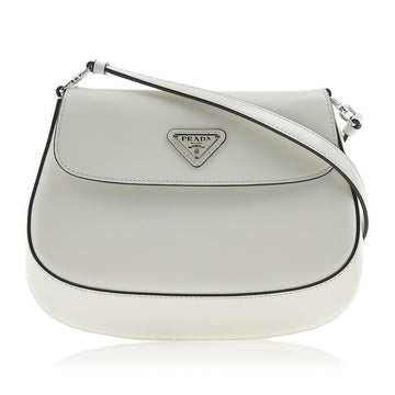 PRADA クリオ ブラシド レザー フラップ ショルダー 1BD311 ZO6 F0PG7 (OOO) 64941578
