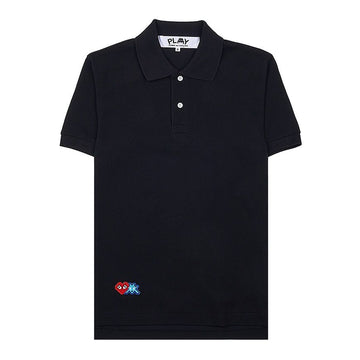 COMME DES GARCONS Herren Invader Piqué-Shirt P1T336 Schwarz 55441202