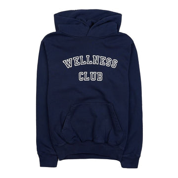 SPORTY & RICH Damen Wellness-Club Kapuzenpullover WELLNESS CLUB FLOCKED NAVY CREAM 58686818