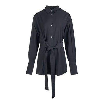 STUDIO NICHOLSON Damen Konzell Gürtelhemden CONDELL SNW1095 BLACK 53606162