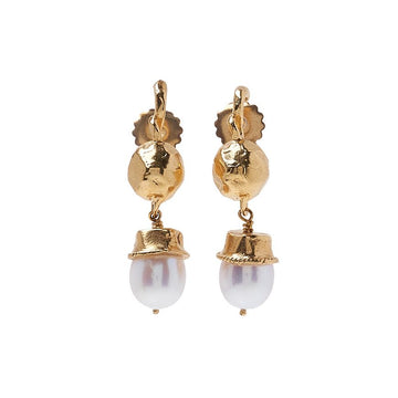 Alighieri Return to Innocence Pearl Earrings 24K Gold 54701851