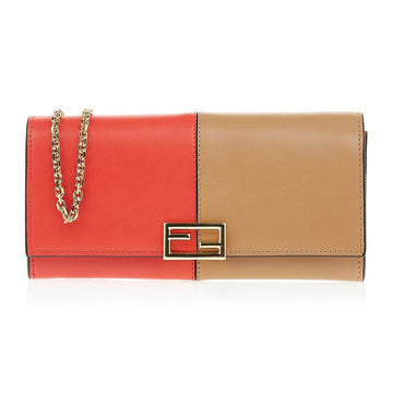FENDI Damen Continental Chain Leder Geldbörse 8M0365 A1KS F1FVR 29212732