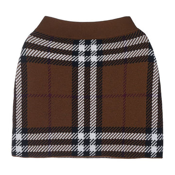 BURBERRY Damen Karo Wolle Jacquard Minirock 8063220 43844839