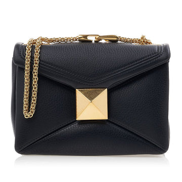 VALENTINO Damen One Stud Leder Ketten Crossbody Tasche 1W2B0K21 ILK 0NO 37332847