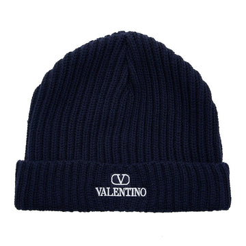VALENTINO Männer Logo Stickerei Wolle Kurz Beanie 1Y2HB01D FDK 598 37333198