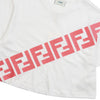 FENDI FF Logo Baumwoll-T-Shirt (Erwachsenen Größen) 12-14 59658349 [P]