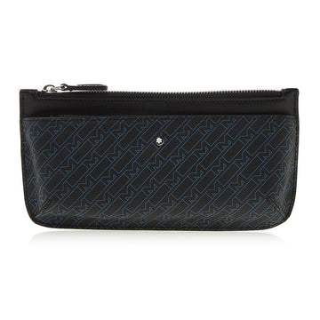 Montblanc Men's Monogram Clutch 127900 BLUE 29871525