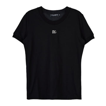 DOLCE & GABBANA Damen Logo-Jersey-T-Shirt 43844972