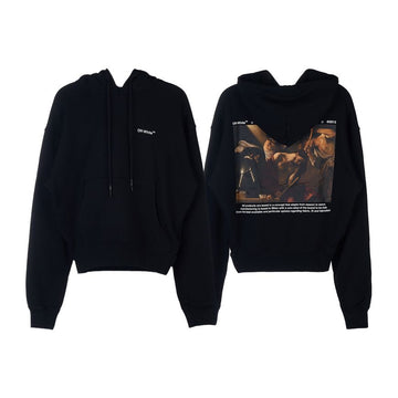 Off White Men's Caravaggio Crowning Print Hoodie 37057146