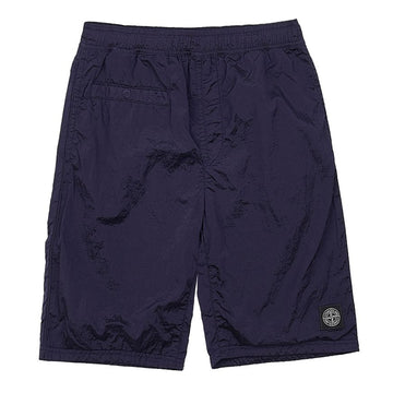 Stone Island Boys Logo Patch Shorts 7816L0813 V0026 (6-8) 55607511